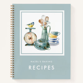 Cuaderno Receta de suministros de hormigón de color de agua