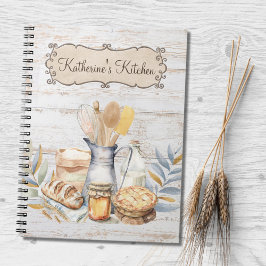 Cuaderno Receta de Utensilios de Repostería para Casa de Ca