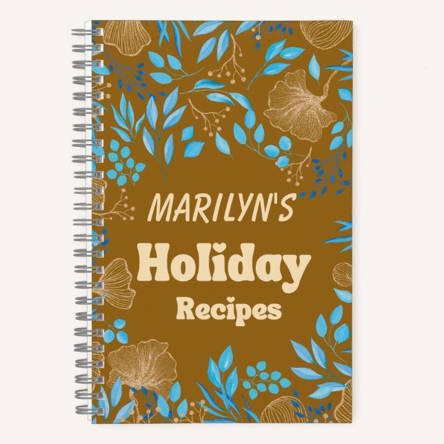 Cuaderno Receta de vacaciones de personalizable escribe tu  (Anverso)