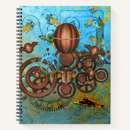 Cuaderno Receta del Collage Steampunk Gears