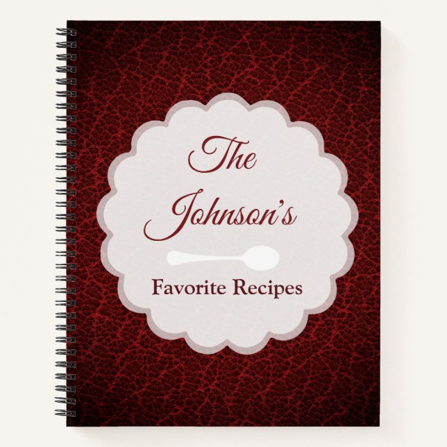 Cuaderno Receta familiar (Anverso)