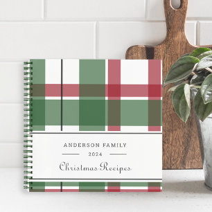 Cuaderno Receta Familiar de Cuadros Clásicos de Navidad