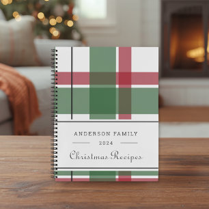 Cuaderno Receta Familiar de Cuadros Clásicos de Navidad