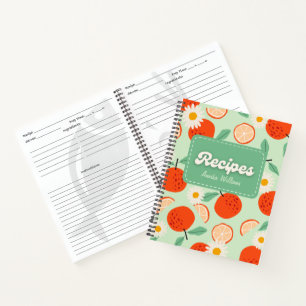 Cuaderno Receta familiar favorita para Naranjas frescos