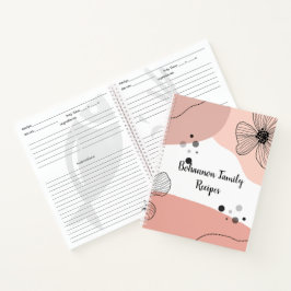 Cuaderno Receta familiar personalizada