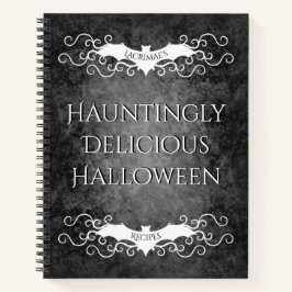 Cuaderno Receta gótica de Halloween