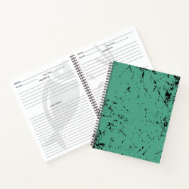 Cuaderno Receta Grunge