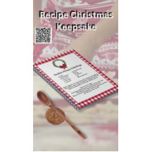 Receta Keepsake Navidades Cookie Red Plaid Wreath