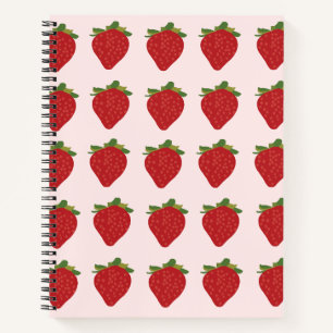 Cuaderno Receta Linda de Fresas