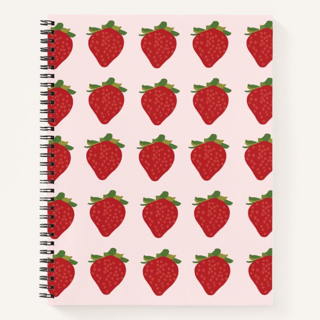 Cuaderno Receta Linda de Fresas (Anverso)