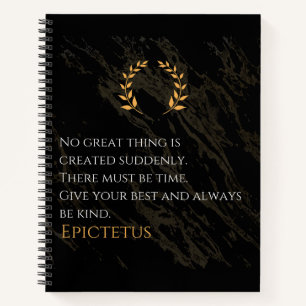 Cuaderno Receta para la grandeza de Epictetus