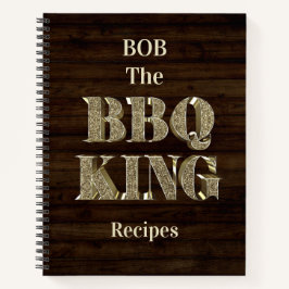 Cuaderno Receta personalizada de BBQ King