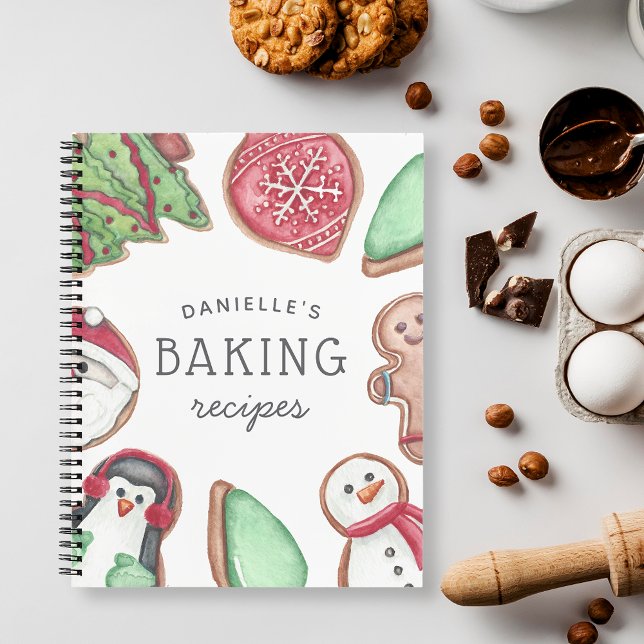 Cuaderno Receta personalizada de cocción de galletas navide (Subido por el creador)