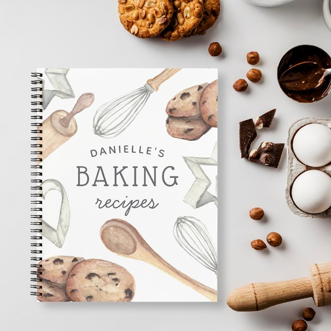 Cuaderno Receta personalizada de horneado de cocina (Subido por el creador)