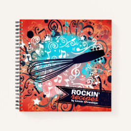 Cuaderno Receta personalizada de rock and roll de guitarra