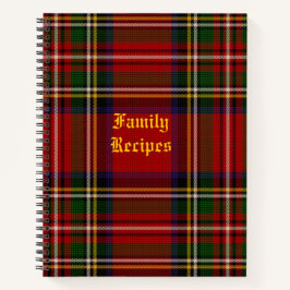 Cuaderno Receta personalizada de Royal Stewart