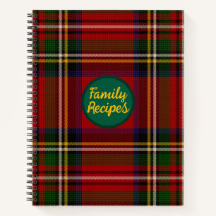 Cuaderno Receta personalizada de Royal Stewart
