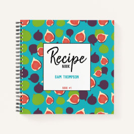 Cuaderno Receta personalizada del patrón de frutas de veran