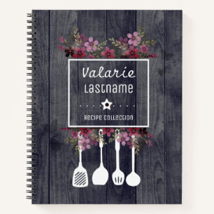 Cuaderno Receta personalizada en el país de la madera rús