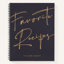 Receta personalizada Journal Indigo Azul