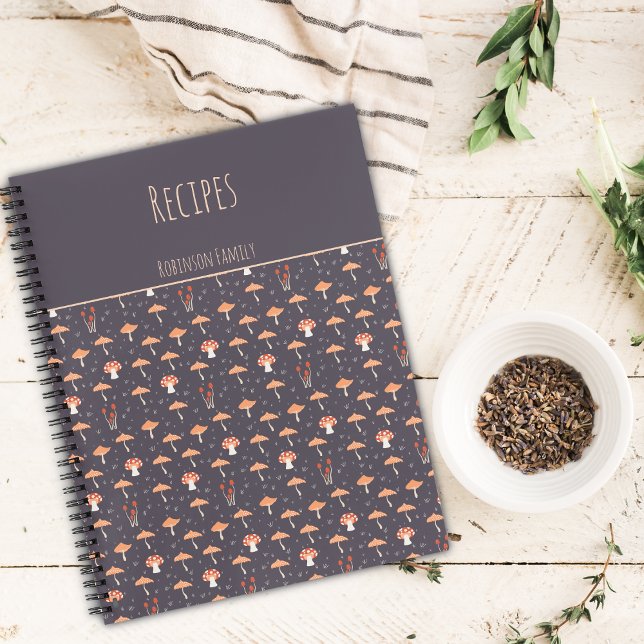 Cuaderno Receta personalizada para hongos de época (Subido por el creador)
