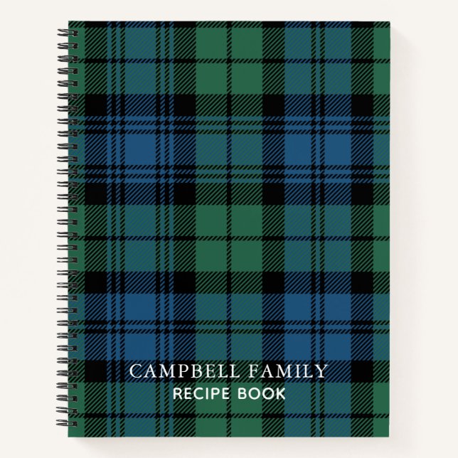 Cuaderno Receta Tradicional Rústica Cuadro de Campbell (Anverso)