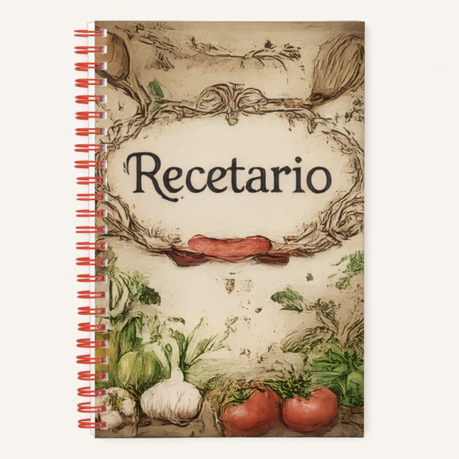 Cuaderno recetario (Anverso)