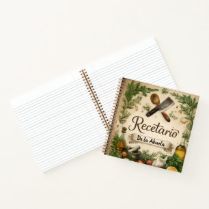 Cuaderno recetario de la abuela
