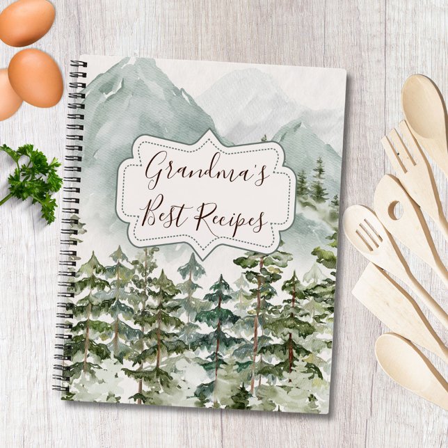 Cuaderno Recetario de la Abuela de Forest Mountain (In situ)