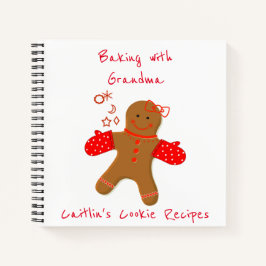 Cuaderno Recetario de Pan de Jengibre para Niños