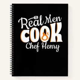 Cuaderno Recetas de Cocina de Hombres Reales