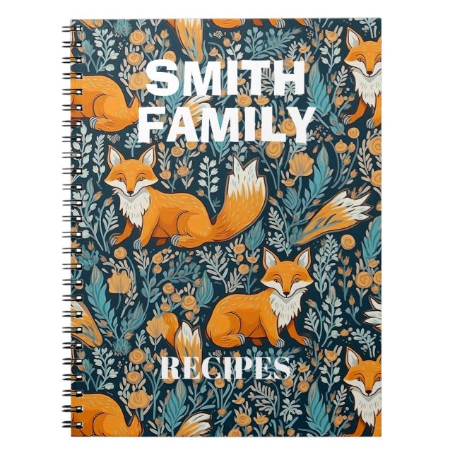 Cuaderno Recetas de cocina personalizada para animales (Frente)