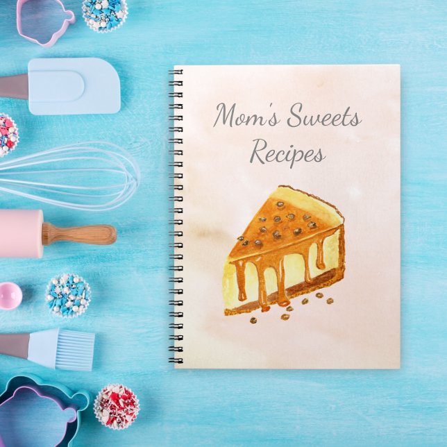 Cuaderno Recetas de dulces de mamá de panadería de cheeseca (Subido por el creador)