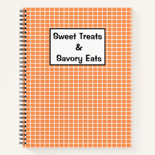 Cuaderno Recetas de Dulces y Comidas Saladas