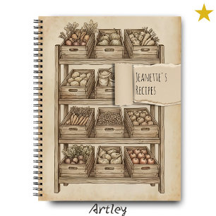 Cuaderno Recetas de Frutas y Verduras del Mercado de Agricu