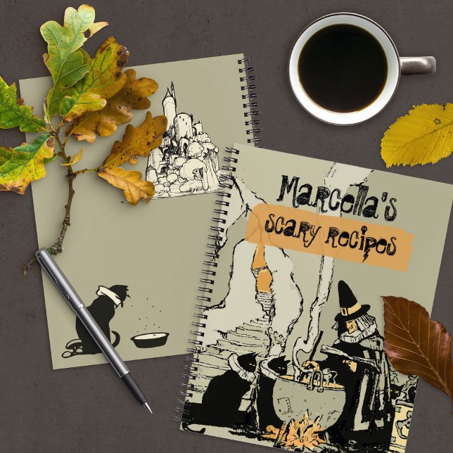 Cuaderno Recetas de Halloween Witch Scary (Subido por el creador)