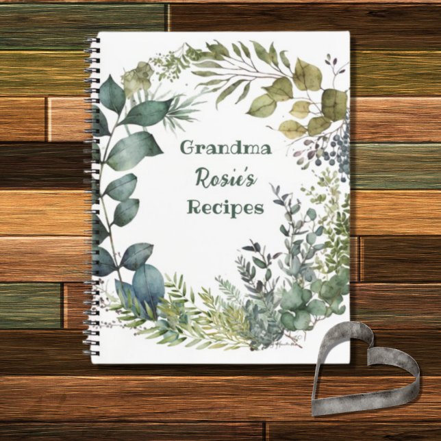Cuaderno Recetas de la abuela | Personalización de la guirn (Subido por el creador)