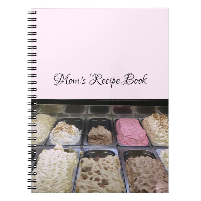Cuaderno Recetas de Mamás de Helado (Frente)