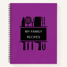 Cuaderno Recetas de mi Familia Receta Favorita de Reposterí