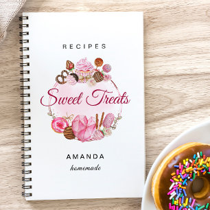 Cuaderno Recetas de Panadería Dulces Golosinas