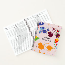 Cuaderno Recetas de recolección de niños de cocina artístic