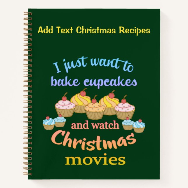 Cuaderno Recetas de Repostería de Navidad (Anverso)