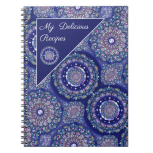 Cuaderno Recetas de Rosace Azul