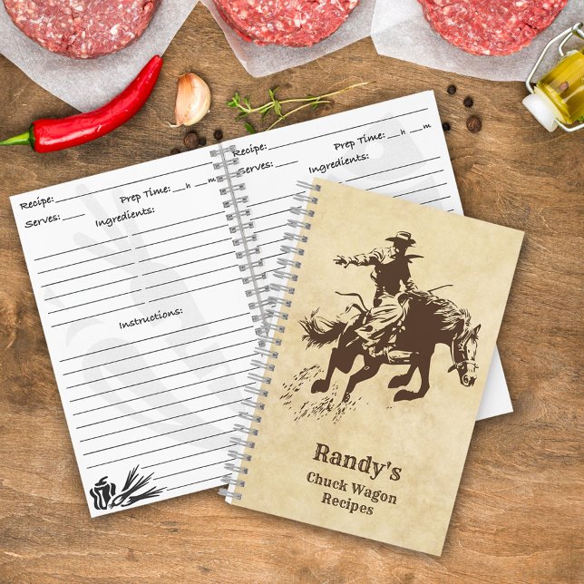 Cuaderno Recetas del Rodeo Occidental Chuck Wagon (Subido por el creador)