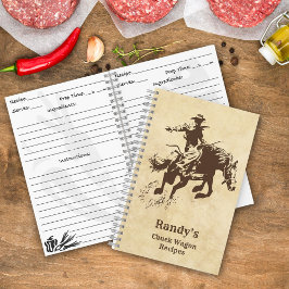 Cuaderno Recetas del Rodeo Occidental Chuck Wagon