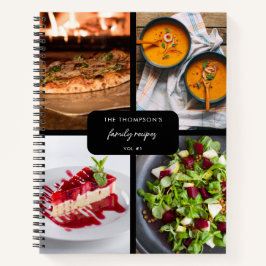 Cuaderno Recetas familiares modernas 4 recetas de Collage d