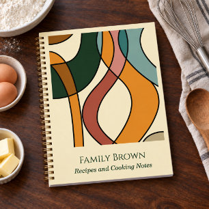 Cuaderno Recetas Familiares Personalizadas y Notas de Cocci