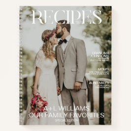Cuaderno Recetas Favoritas de Familia 2 Portada de Revista 