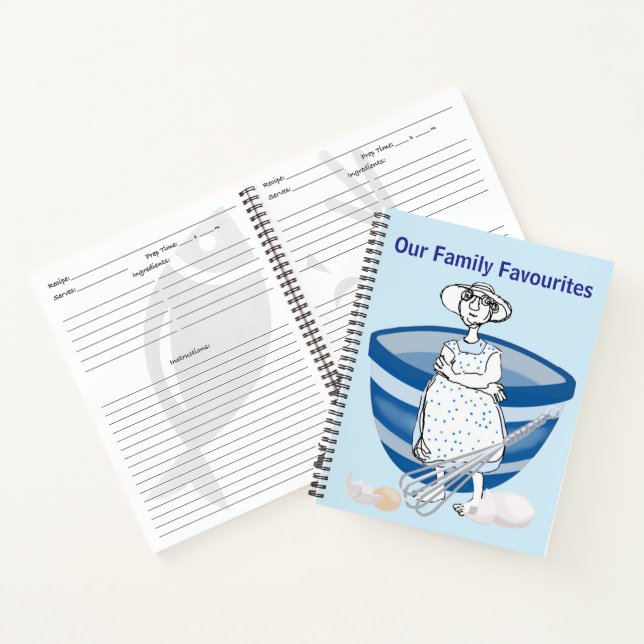 Cuaderno Recetas favoritas de la familia (Interior)