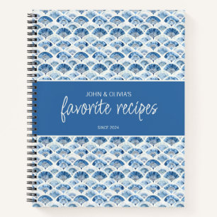 Cuaderno Recetas Favoritas de los Recién Casados Ocean Blue